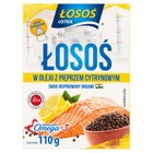 Łosoś Ustka Łosoś w oleju z pieprzem cytrynowym 110 g (1)