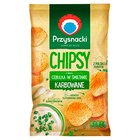 Przysnacki Chipsy karbowane o smaku cebulka w śmietanie 135 g (1)