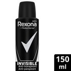 Rexona Men Invisible Black + White Antyperspirant w aerozolu 150 ml (2)