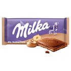 Milka Creme Czekolada mleczna z nadzieniem z orzechów laskowych 85 g (2)