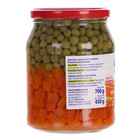 Eco plus mieszanka warzywna groszek z marchewką 700g netto / po odsączeniu 450g (9)