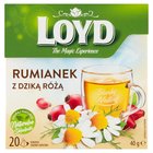 Loyd Herbatka ziołowo-owocowa rumianek z dziką różą 40 g (20 x 2 g) (1)