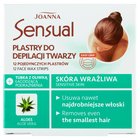 Joanna Sensual Plastry do depilacji twarzy skóra wrażliwa 12 sztuk + Tubka z oliwką łagodzącą 10 ml (1)