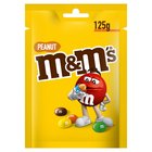 M&M's Peanut Orzeszki ziemne oblane czekoladą w kolorowych skorupkach 125 g (1)