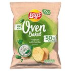 Lay's Oven Baked Pieczone formowane chipsy ziemniaczane o smaku jogurtu z ziołami 180 g (1)