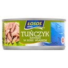 Łosoś Ustka Tuńczyk kawałki w sosie własnym 170 g (1)