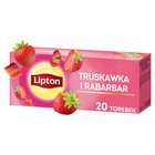 Lipton Herbatka owocowa truskawka i rabarbar 32 g (20 torebek) (3)