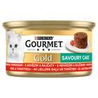 Gourmet Gold Karma dla kotów savoury cake z wołowiną i pomidorami 85 g (1)