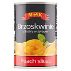 MK Brzoskwinie plastry w lekkim syropie 420 g (1)