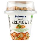 Bakoma Jogurt kremowy z owsianką jabłkowo-orzechową i granolą z pestkami dyni i słonecznika 230 g (1)