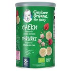 Gerber Organic BIO  Chrupki ryżowo-pszenne banan malina dla niemowląt od 8. miesiąca 35 g (1)