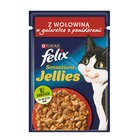 Felix Sensations Jellies Karma dla kotów z wołowiną w galaretce z pomidorami 85 g (2)