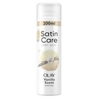 Gillette Satin Care Żel do golenia dla kobiet, Vanilla Scent with Olay, 200ml (1)