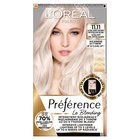 L'Oréal Paris Préférence Intensywny rozjaśniacz 11.11 ultra jasny chłodny krystaliczny blond (1)