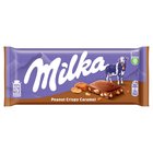 Milka Czekolada mleczna z orzeszkami ziemnymi kawałkami karmelu i chrupkami zbożowymi 90 g (1)