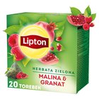 Lipton Herbata zielona malina & granat 28 g (20 torebek) (3)