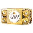 Ferrero Rocher Chrupiący wafelek z kremowym nadzieniem i orzechem laskowym w czekoladzie 200 g (1)