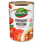 Łowicz Pomidory krojone bez skórki 400 g (1)