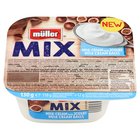 Müller Mix Jogurt z kulkami zbożowymi oblanymi polewą mleczną i czekoladą mleczną 130 g (2)