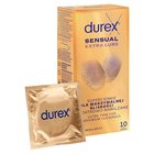 Durex prezerwatywy Sensual Extra Lube, 10 szt. (2)