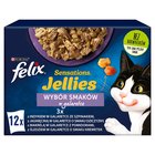 Felix Sensations Jellies Karma dla kotów wybór smaków w galaretce 1,02 kg (12 x 85 g) (2)