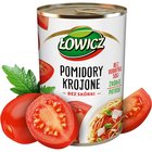 Łowicz Pomidory krojone bez skórki 400 g (2)