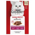 Gourmet Mon Petit Intense Karma dla kotów delikatne kawałki w pysznym sosie 6 x 50 g (1)