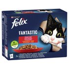 Felix Fantastic Karma dla kotów wiejskie smaki w galaretce 1,02 kg (12 x 85 g) (1)