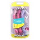 Gillette Venus 3 Colors Maszynki jednorazowe, liczba sztuk w opakowaniu: 6 (1)