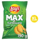 Lay's Max Chipsy ziemniaczane karbowane o smaku zielonej cebulki 190 g (2)