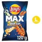 Lay's Max Deep-Cut Chipsy ziemniaczane o smaku sera i cebulki 120 g (2)