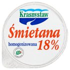 Krasnystaw Śmietana 18 % homogenizowana 150 g (1)