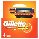 Gillette Fusion5 Power Ostrza wymienne do maszynki do golenia dla mężczyzn, 4 ostrza wymienne (1)