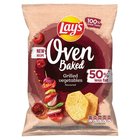 Lay's Oven Baked Pieczone formowane chipsy ziemniaczane o smaku grillowanych warzyw 110 g (1)