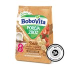 BoboVita Porcja zbóż Kaszka mleczna 7 zbóż zbożowo-owsiana truskawka-banan po 8 miesiącu 210 g (2)