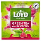 Loyd Herbata zielona aromatyzowana o smaku maliny 30 g (20 x 1,5 g) (1)
