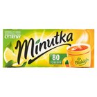 Minutka Herbata czarna aromatyzowana o smaku cytryny 122 g (80 x 1,4 g) (1)