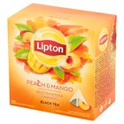 Lipton Herbata czarna aromatyzowana brzoskwinia i mango 36 g (20 torebek) (2)