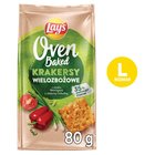 Lay's Oven Baked Krakersy wielozbożowe o smaku warzywa z zieloną cebulką 80 g (2)