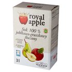 Royal apple Sok 100 % jabłkowo-gruszkowy tłoczony 3 l (2)