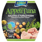 Łosoś Ustka AppetiTuna Sałatka z tuńczykiem i warzywami w oliwie z oliwek 160 g (1)