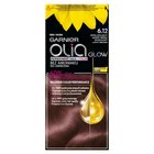 Garnier Olia Glow Farba do włosów opalizujący jasny brąz 6.12 (1)