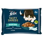 Felix Tasty Shreds Karma dla dorosłych kotów wiejskie smaki w sosie 320 g (4 x 80 g) (2)