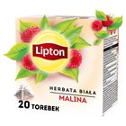 Lipton Herbata biała malina 30 g (20 torebek) (3)