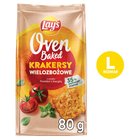 Lay's Oven Baked Krakersy wielozbożowe o smaku pomidor z bazylią 80 g (2)