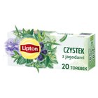 Lipton Suplement diety herbatka ziołowa aromatyzowana czystek z jagodami 20 g (20 torebek) (3)