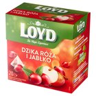 Loyd Herbatka owocowa aromatyzowana o smaku jabłka z dziką różą 40 g (20 x 2 g) (2)