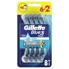 Gillette Blue3 Plus Cool, maszynki jednorazowe dla mężczyzn, 8 sztuk (1)
