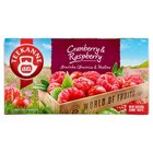 Teekanne World of Fruits Cranberry & Raspberry Aromatyzowana mieszanka herbatek 45 g (20 x 2,25 g) (1)