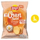 Lay's Oven Baked Pieczone formowane chipsy ziemniaczane o smaku kurek w śmietanowym sosie 110 g (2)